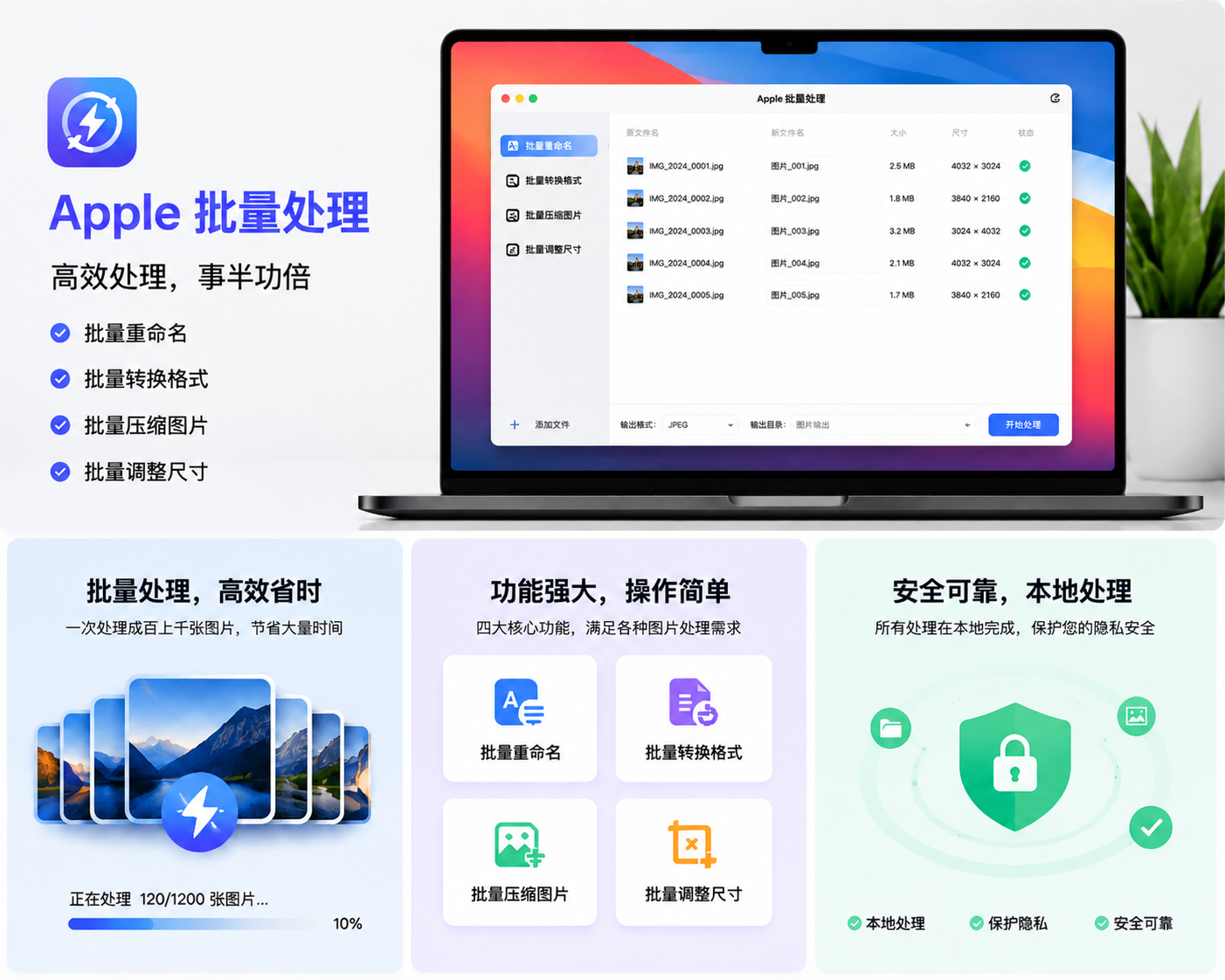 六月Apple批量处理工具批量下载界面